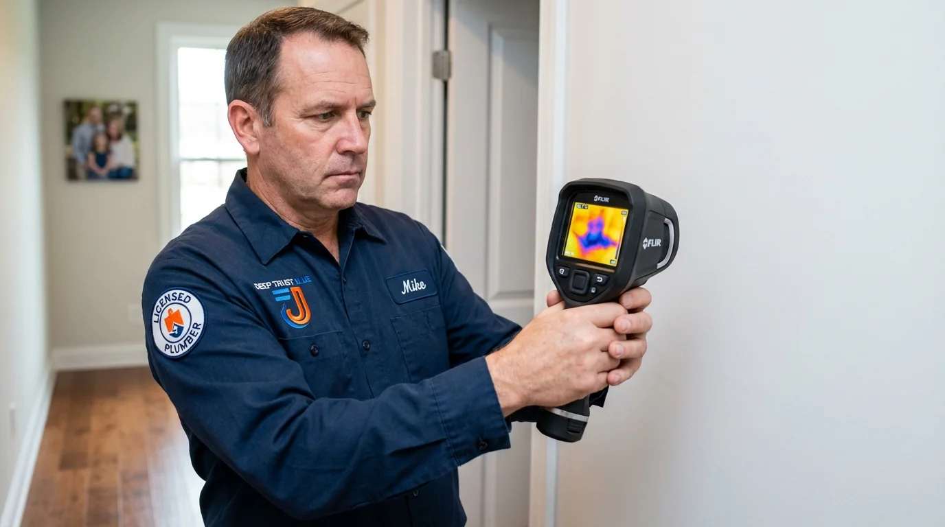 Thermal imaging leak detection by Johns Plumbing LLC in Jamul